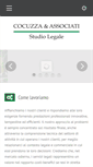 Mobile Screenshot of cocuzzaeassociati.it